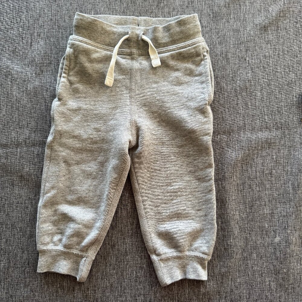 HANNA ANDERSSON gray Joggers with side pockets,  Sweat pants, Size: 18 - 24 mo